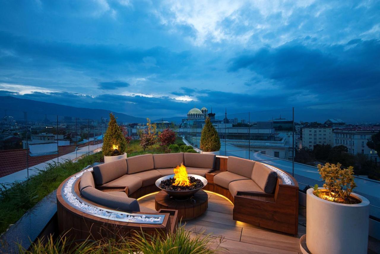 Hyatt Regency Sofia Hotel Eksteriør billede Rooftop terrace